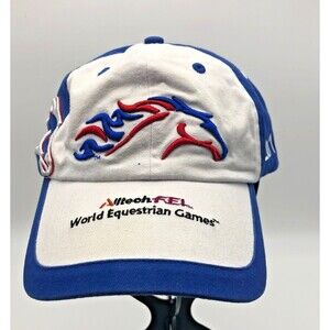 World Equestrian Games Ball Cap Hat Adjustable Strap 2010 Kentucky FEI Alltech